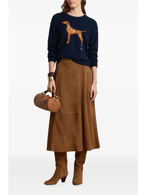 Intarsia pointer dog sweater LAUREN RALPH LAUREN | 200P14120500NY